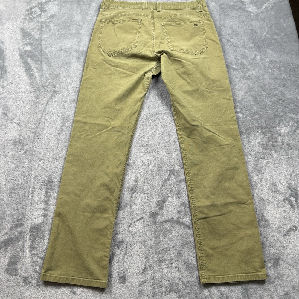 Stio Pants Mens 32x32 Green Rivet Canvas Pant Stretch Casual Outdoor Hiking - Picture 7 of 7